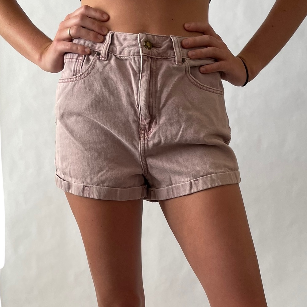 Faded Pink PacSun Mom Shorts